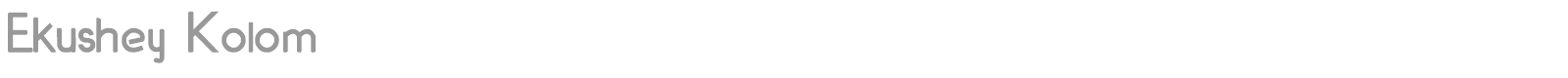 Ekushey Kolom font preview